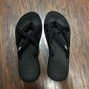 Strappy Black Teva Sandals